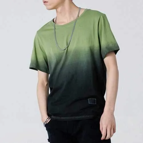 100%Cotton Gradient Color T Shirts