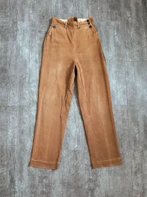 1930s 1940s riding pants . vintage Western pants . 24-25 waist