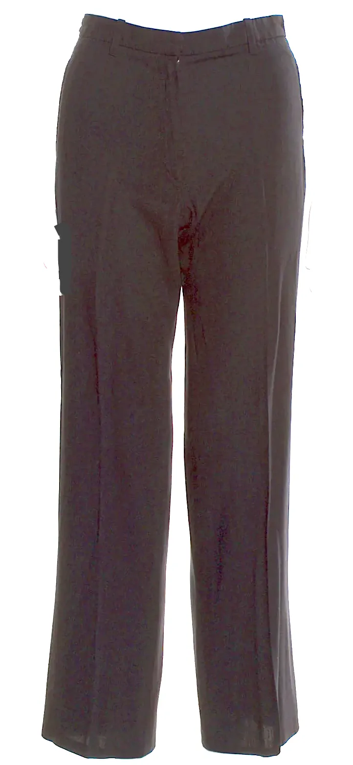 Ann Demeulemeester Belgium. Vintage 1990s Rayon/Wool Wide Leg Pants