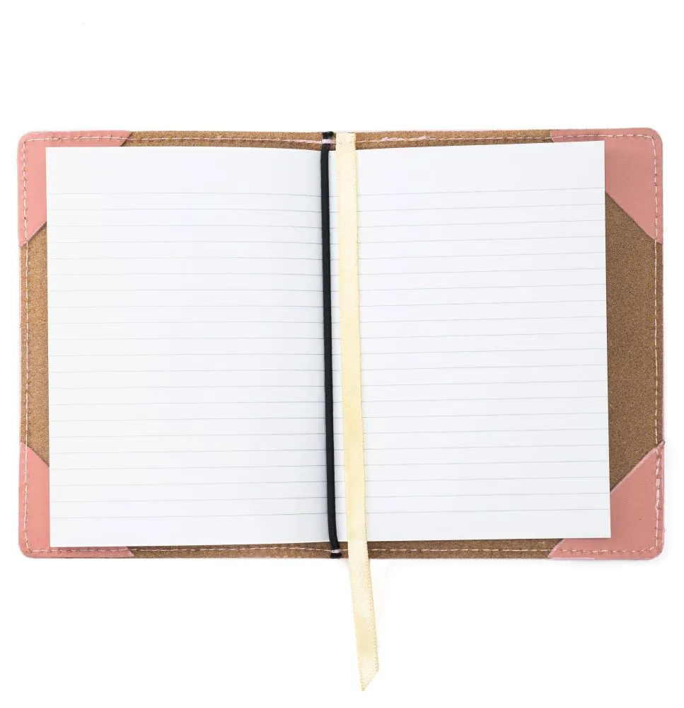 Apica Leather Notebook Jacket – A6, Dusky Pink