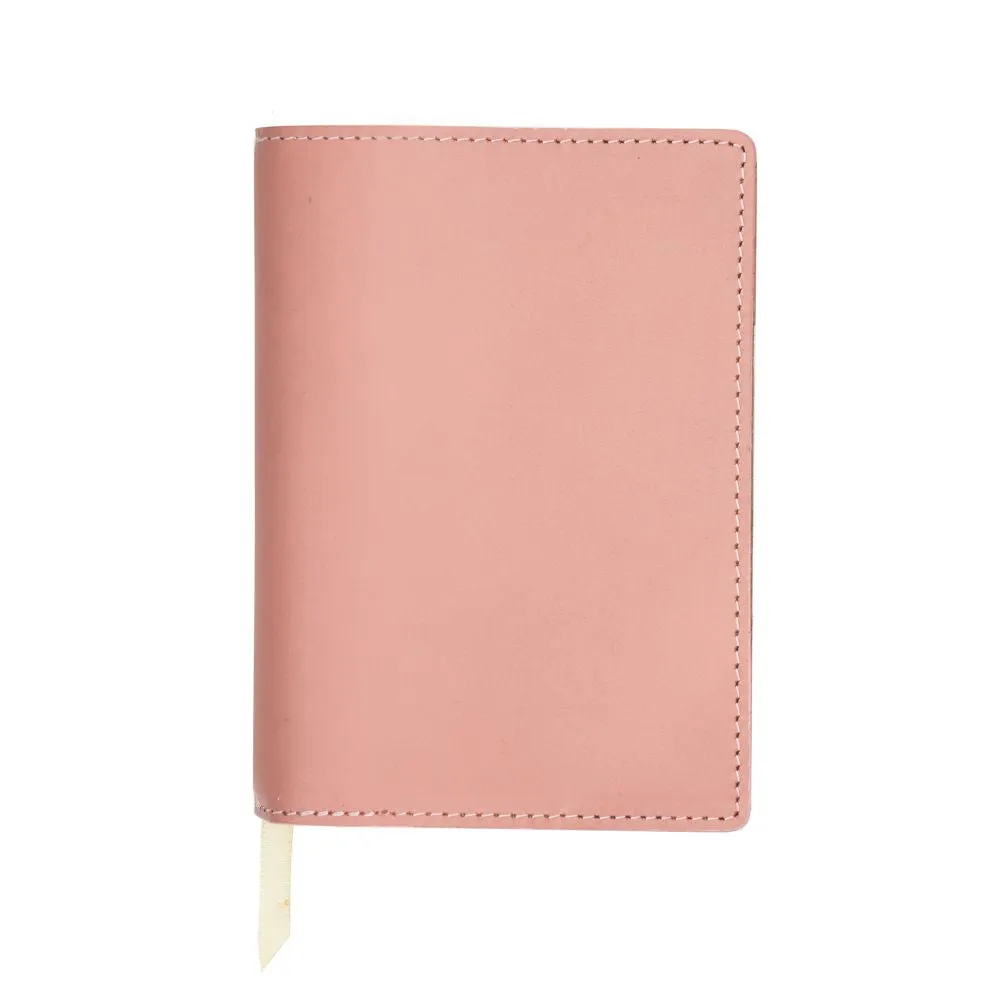 Apica Leather Notebook Jacket – A6, Dusky Pink
