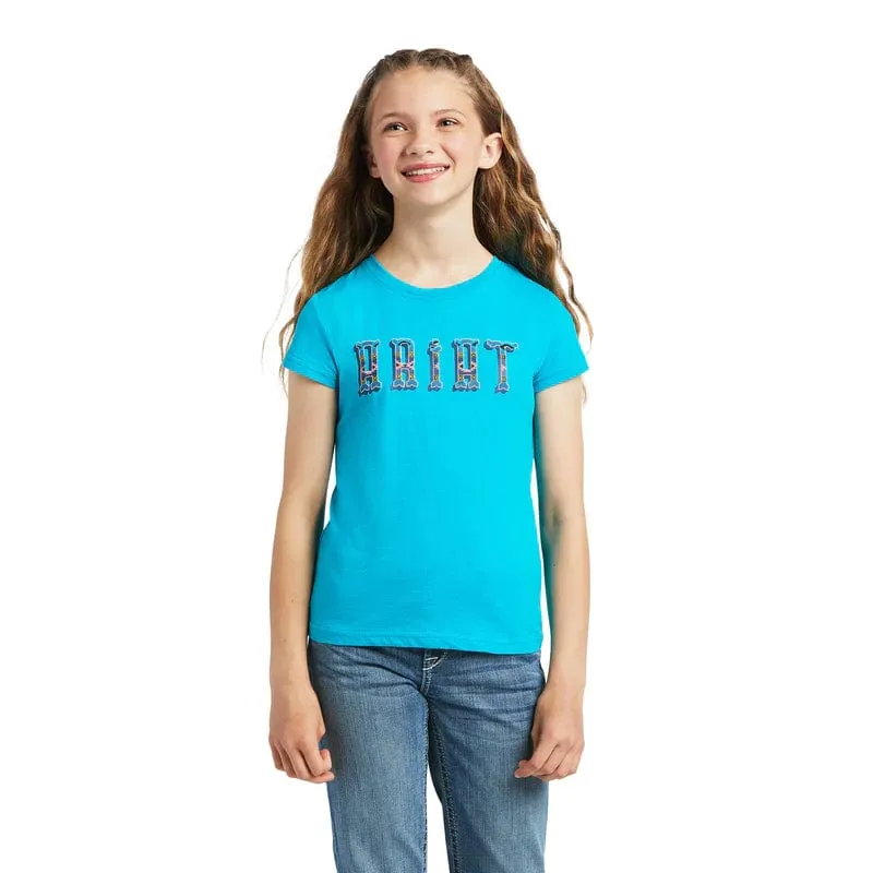 Ariat Tee Girls Real Kinship Graphic Merman