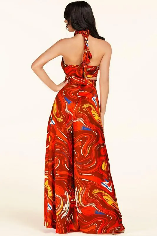 ARTWORK 2PC PALAZO PANT SET
