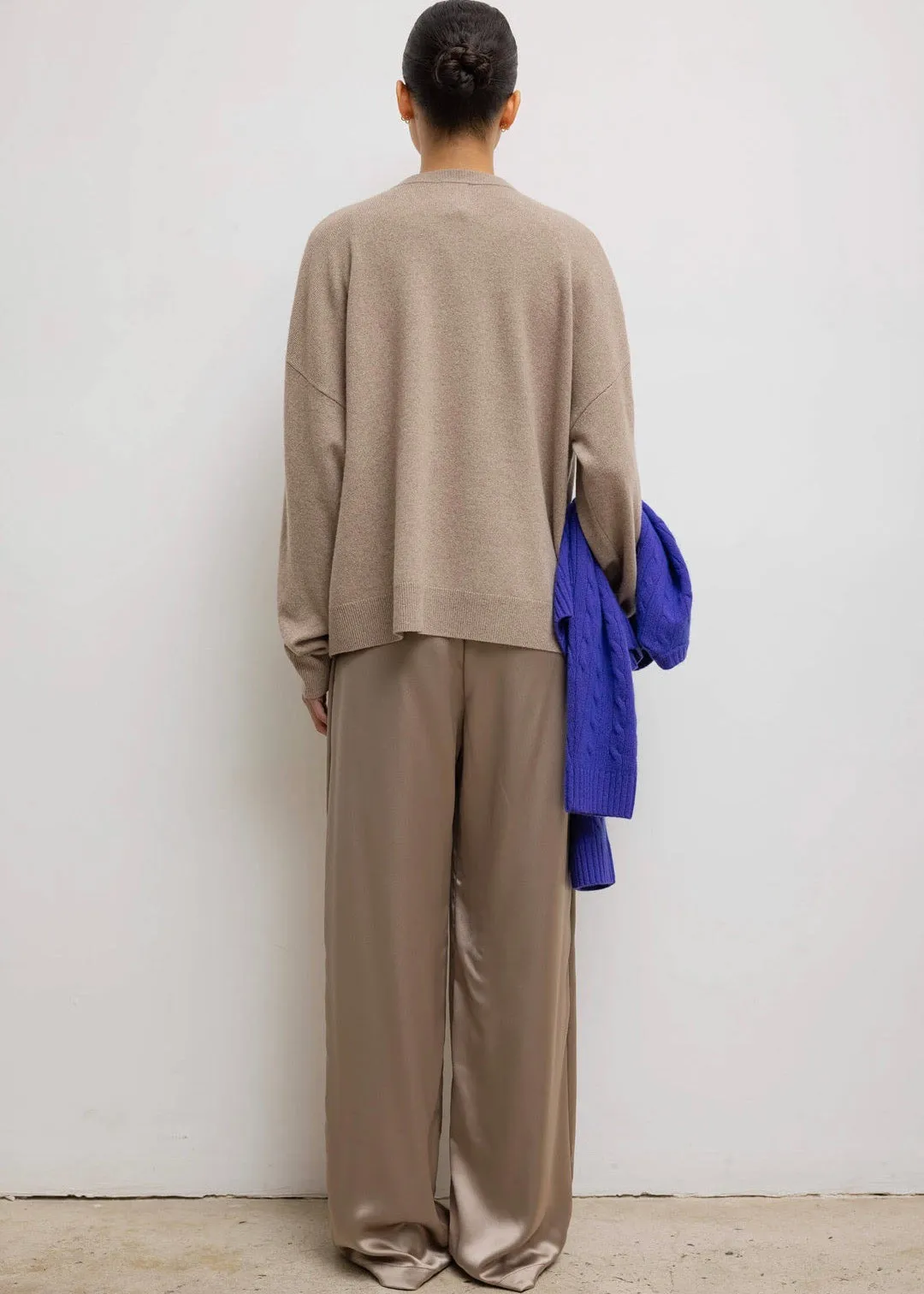 Barb Wide Leg Pants (Liquid Bronze)