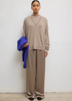 Barb Wide Leg Pants (Liquid Bronze)