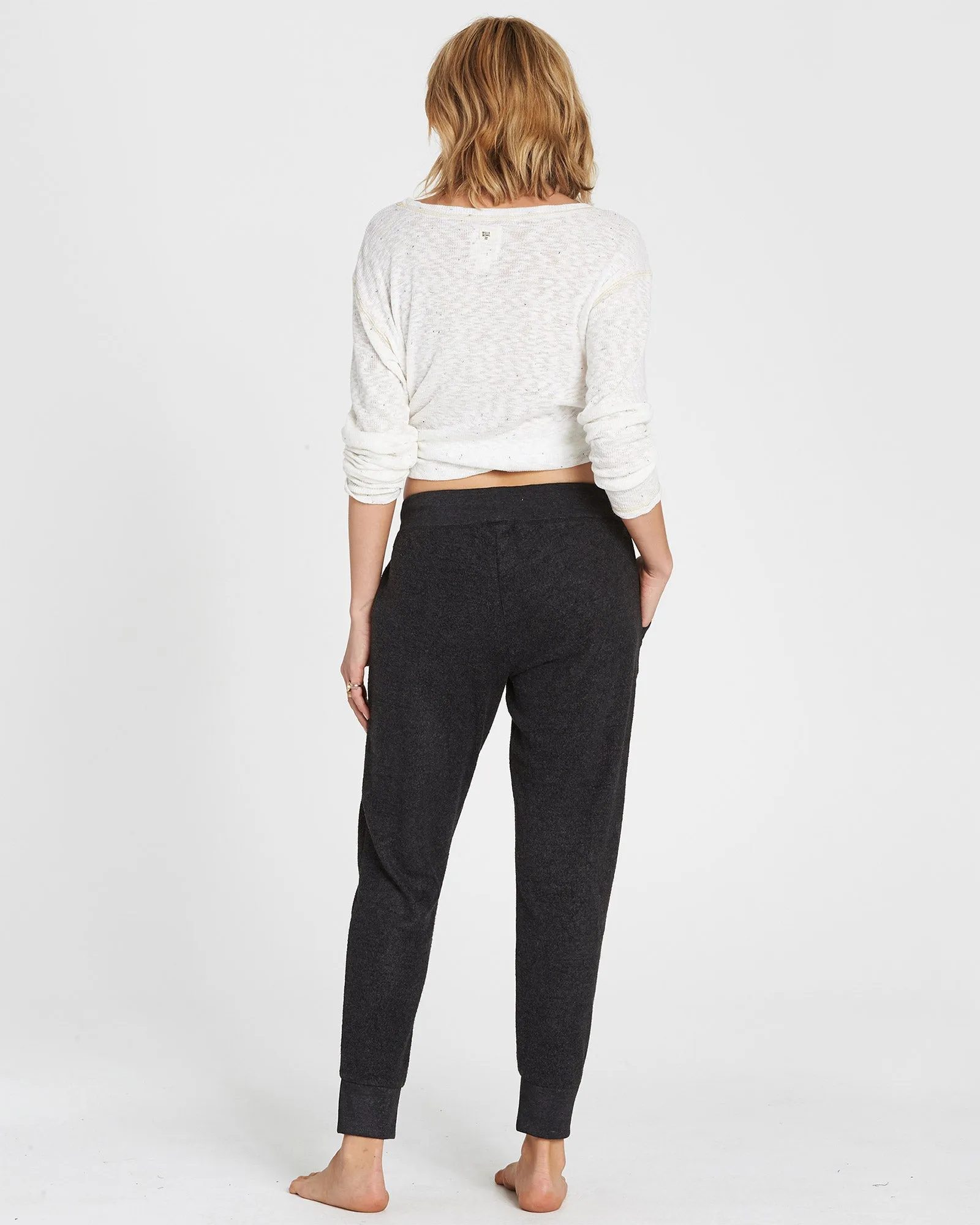 Billabong Women's Coffee Break Plush Fleece Sweatpant