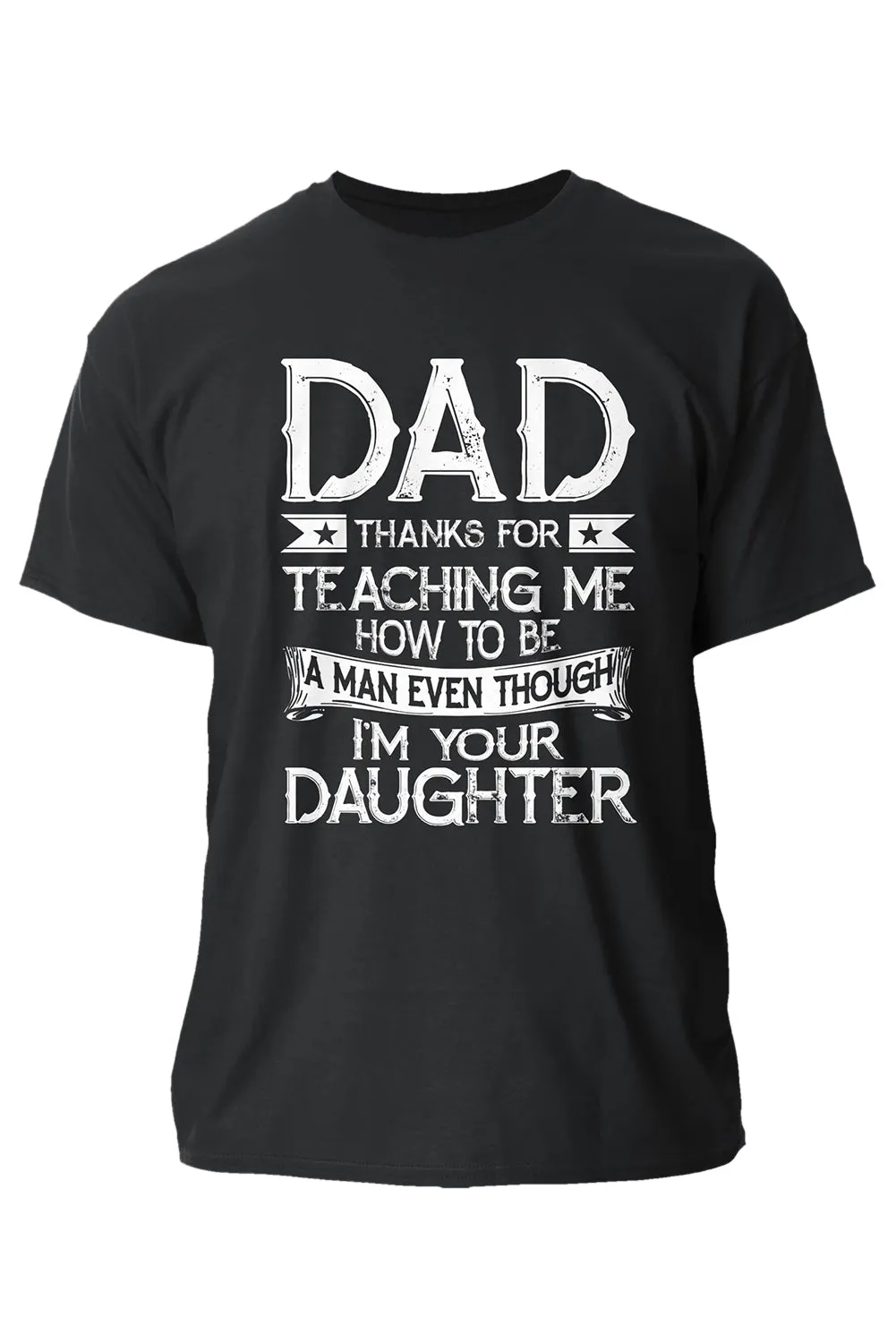 Black Dad And Daughter Funny Saying Mens T Shirt