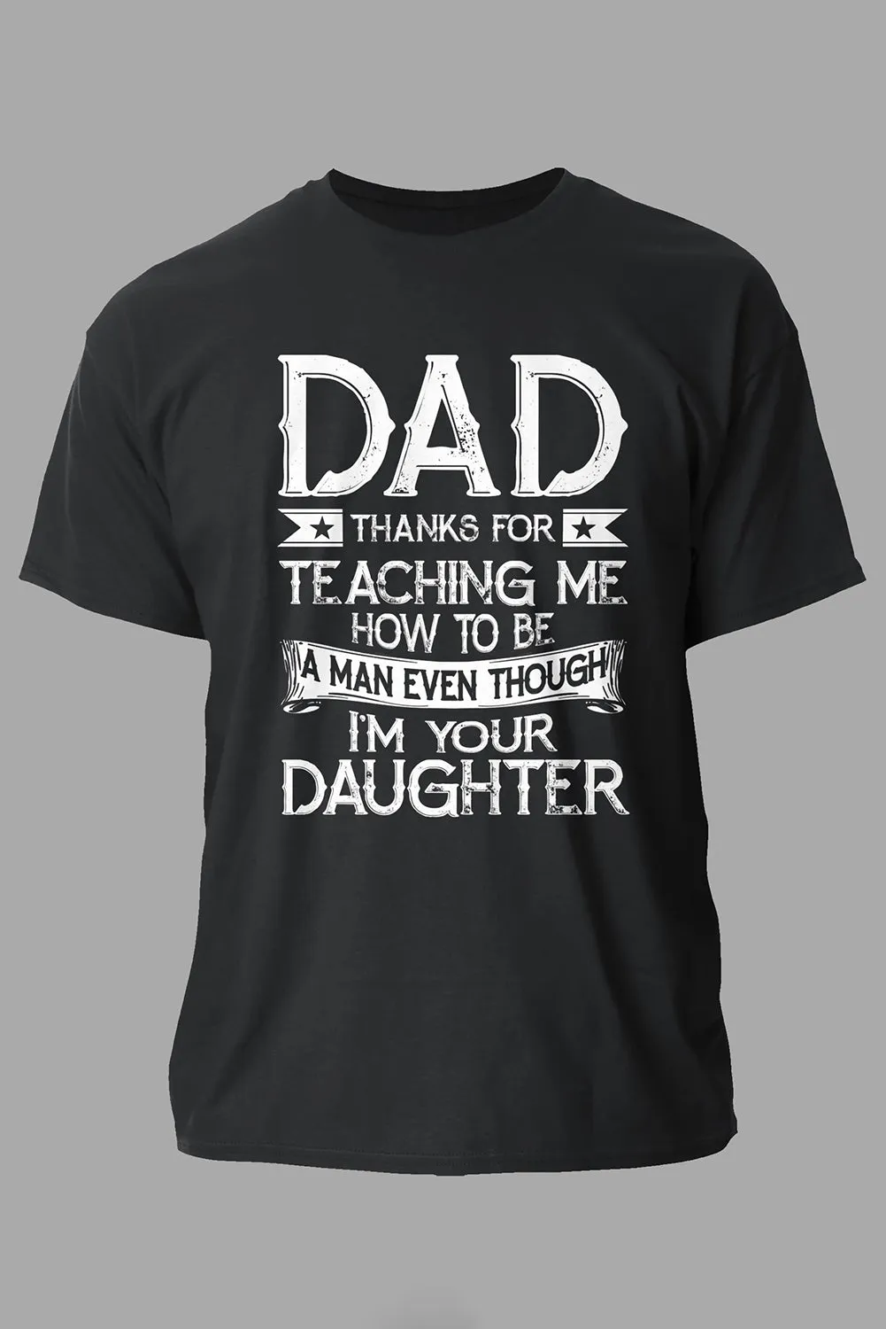 Black Dad And Daughter Funny Saying Mens T Shirt