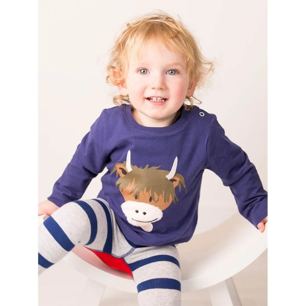 BLADE & ROSE  Hamish Highland Cow Design Top