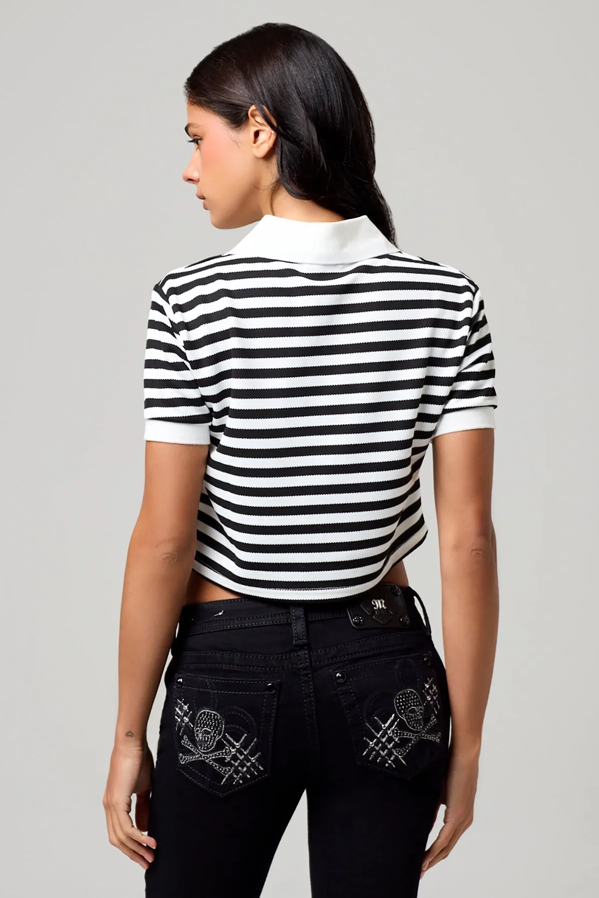 Blair Cropped Polo Shirt
