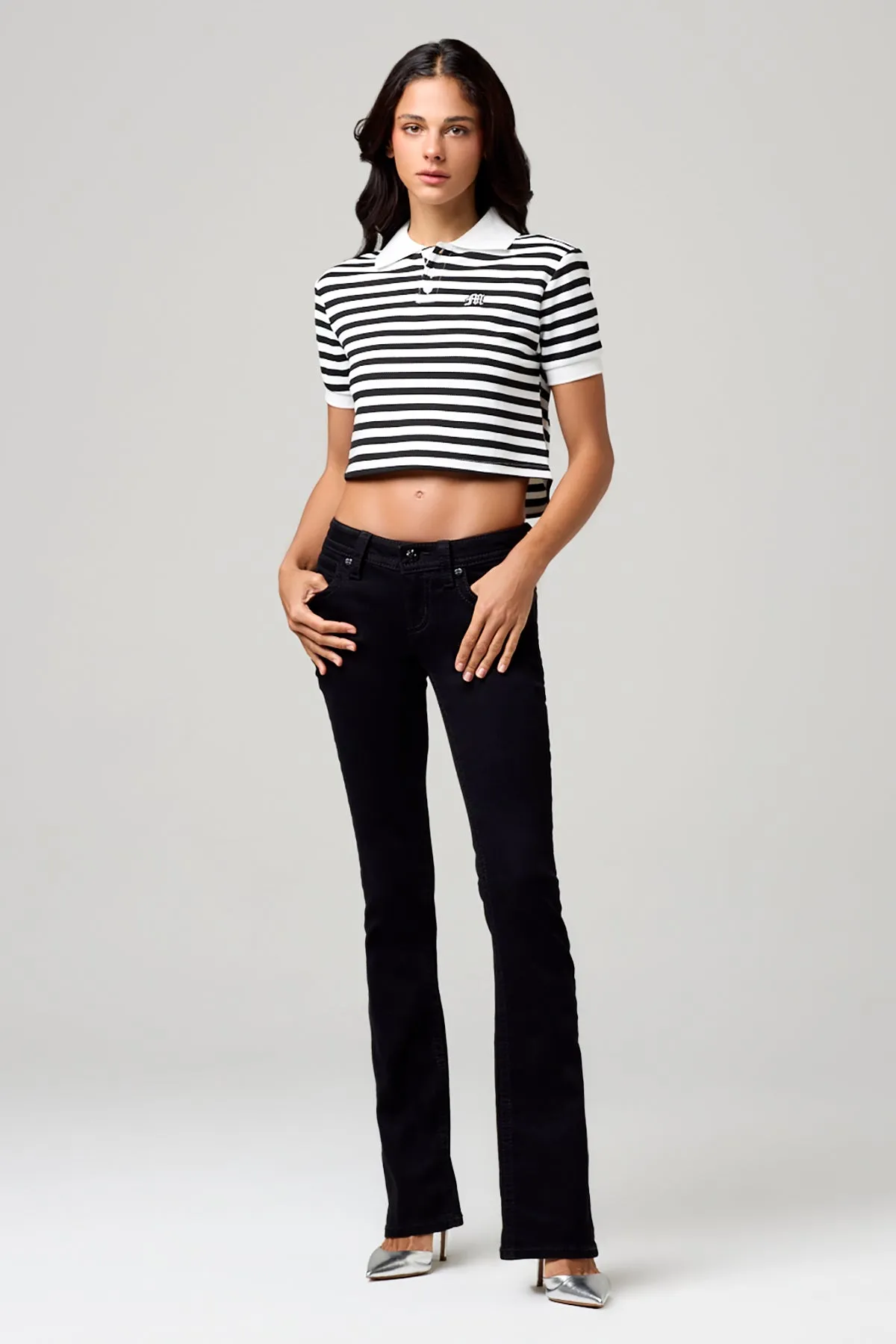 Blair Cropped Polo Shirt