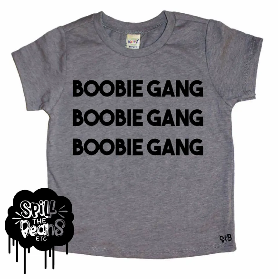 Boobie Gang Toddler and Baby Tee