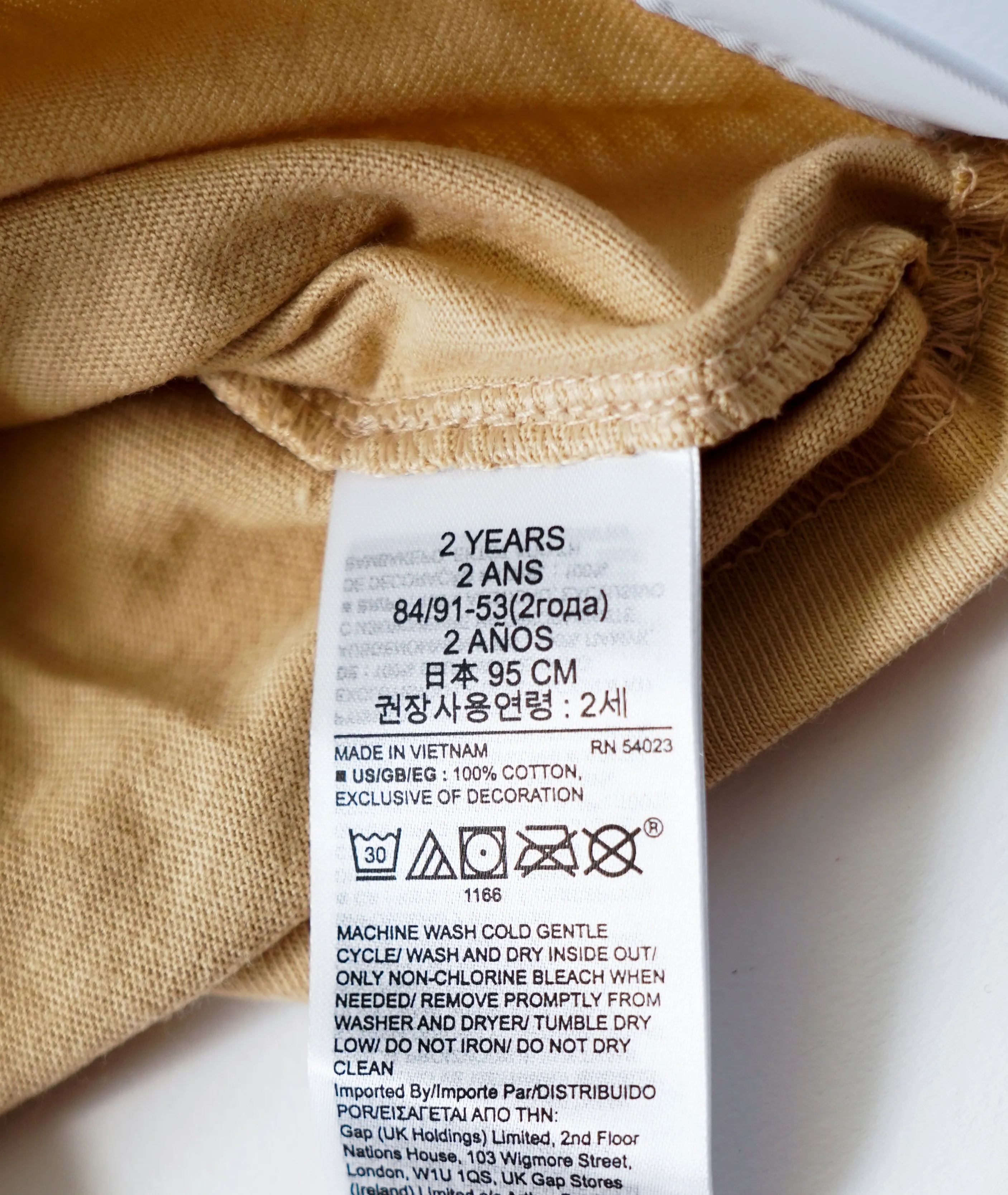 BOY SIZE 2 YEARS - Baby GAP, Graphic Cotton T-Shirt NWT B3