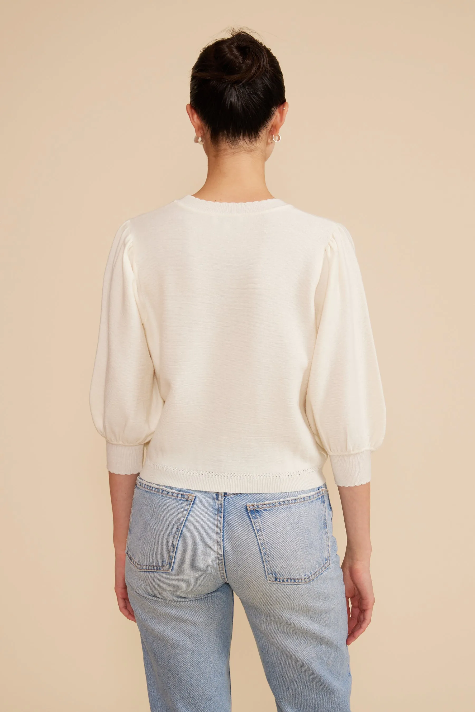 Britt Knit 3/4 Sleeve Top