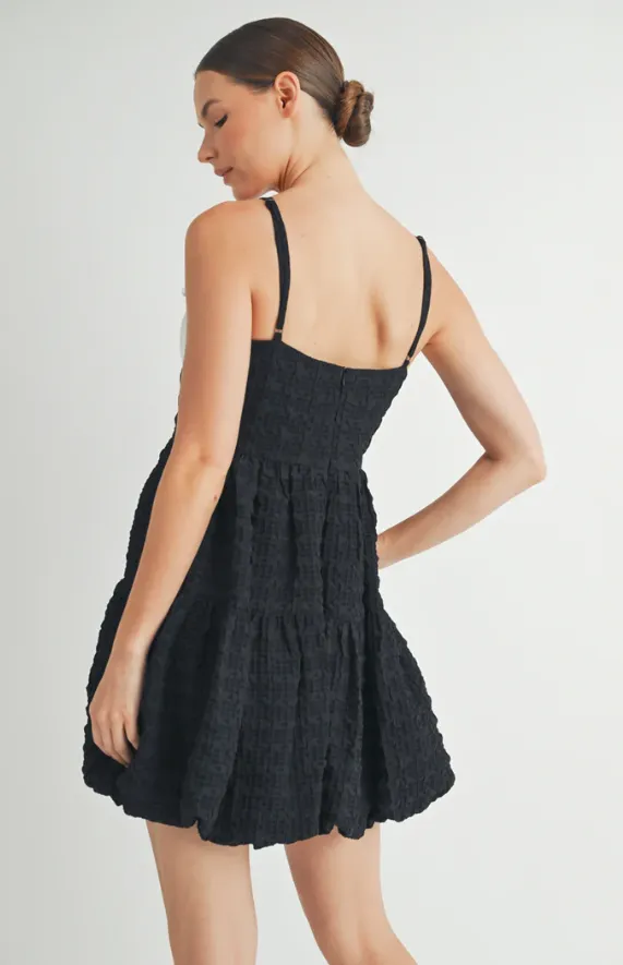 Bubble Mini w/ Bow Dress