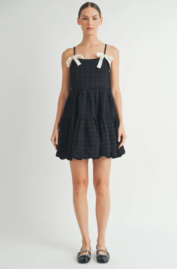 Bubble Mini w/ Bow Dress