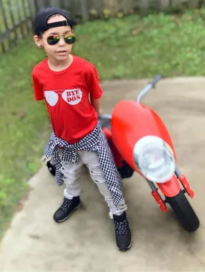 BYE DON DUMP TRUMP AVIATOR Biden Kid's Tee or Bodysuit