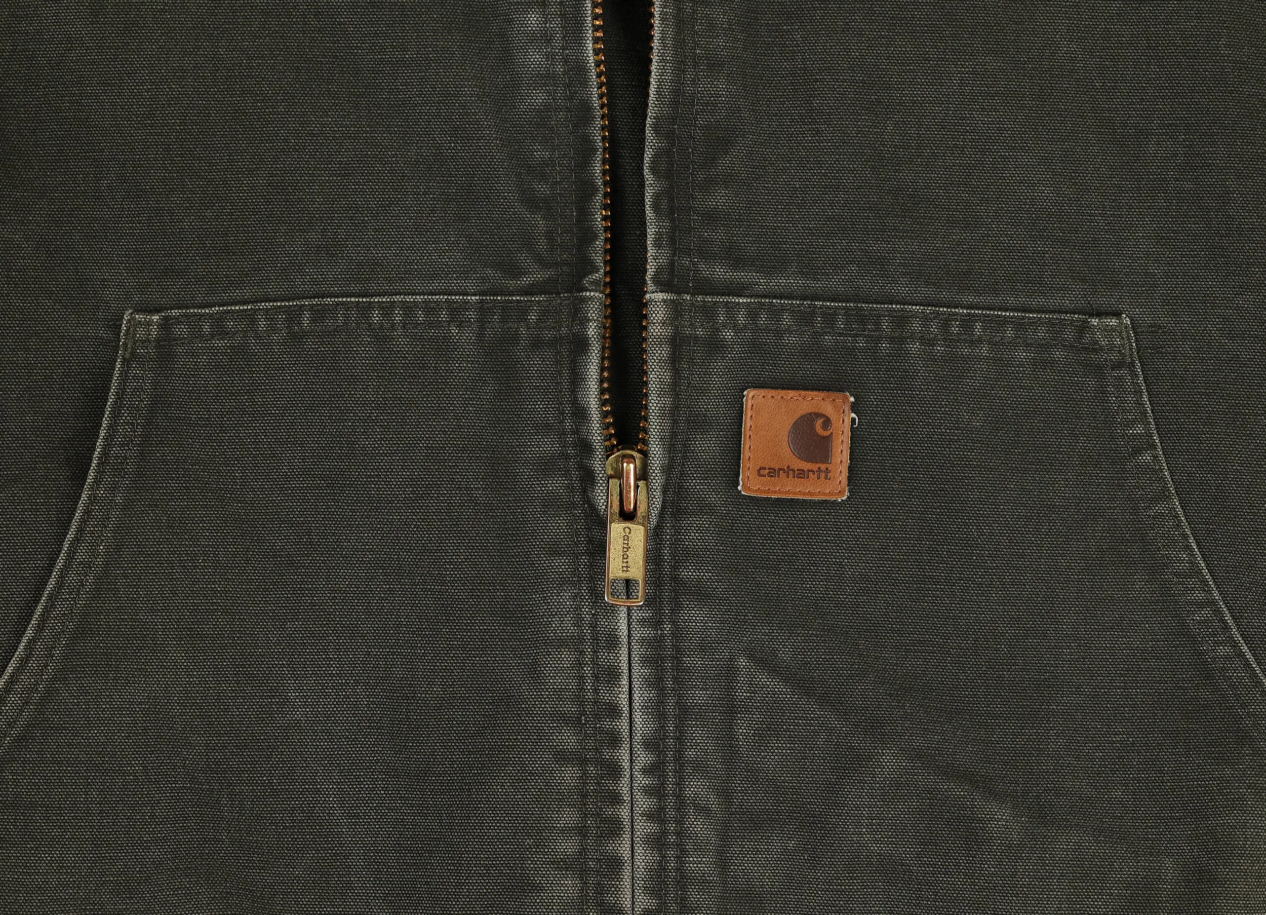 Carhartt Hooded Gilet Work Jacket - Green - XL