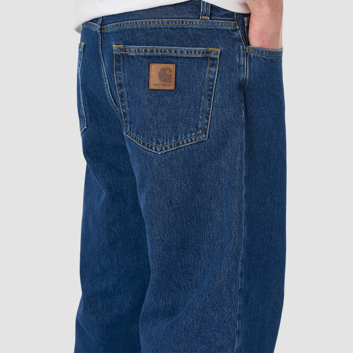 Carhartt WIP Rider Pants Blue Stone Washed