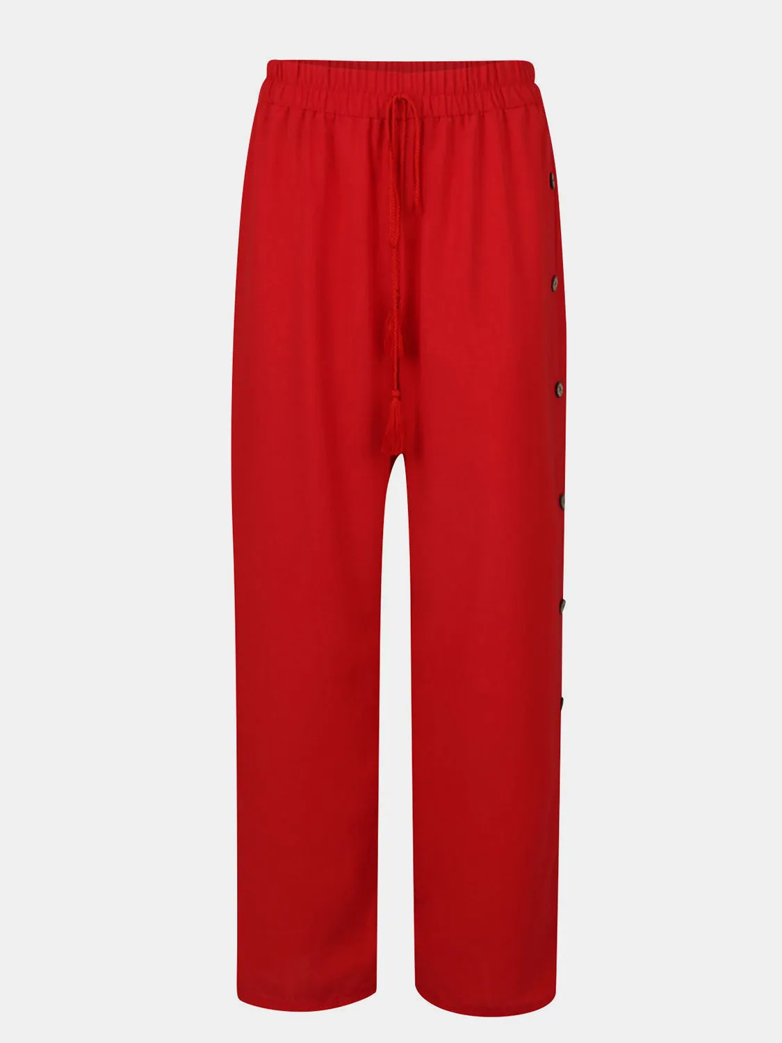 Catalina Full Size Tassel Wide Leg Pants