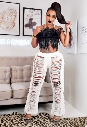 CHEEK SQUAD | SHREDDED PANTS
