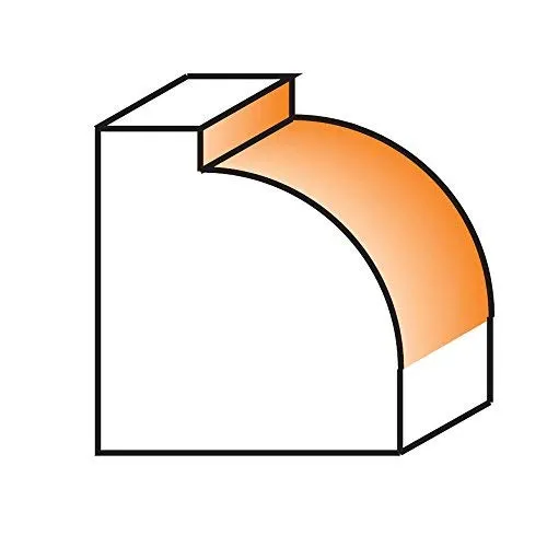 CMT 838.445.11 Roundover Bit, 5/8" Radius, 1/4" Shank