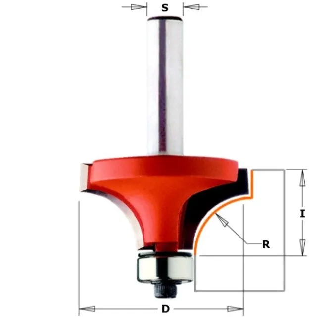 CMT 838.445.11 Roundover Bit, 5/8" Radius, 1/4" Shank