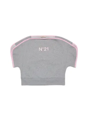 Cropped grey sweatshirt by N21