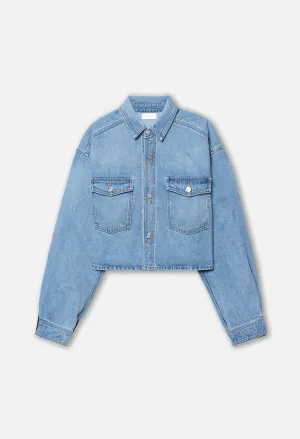 Cropped Hudson Denim Jacket / Fiona