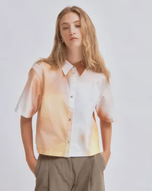 CROPPED SHIRT IN PRINT
