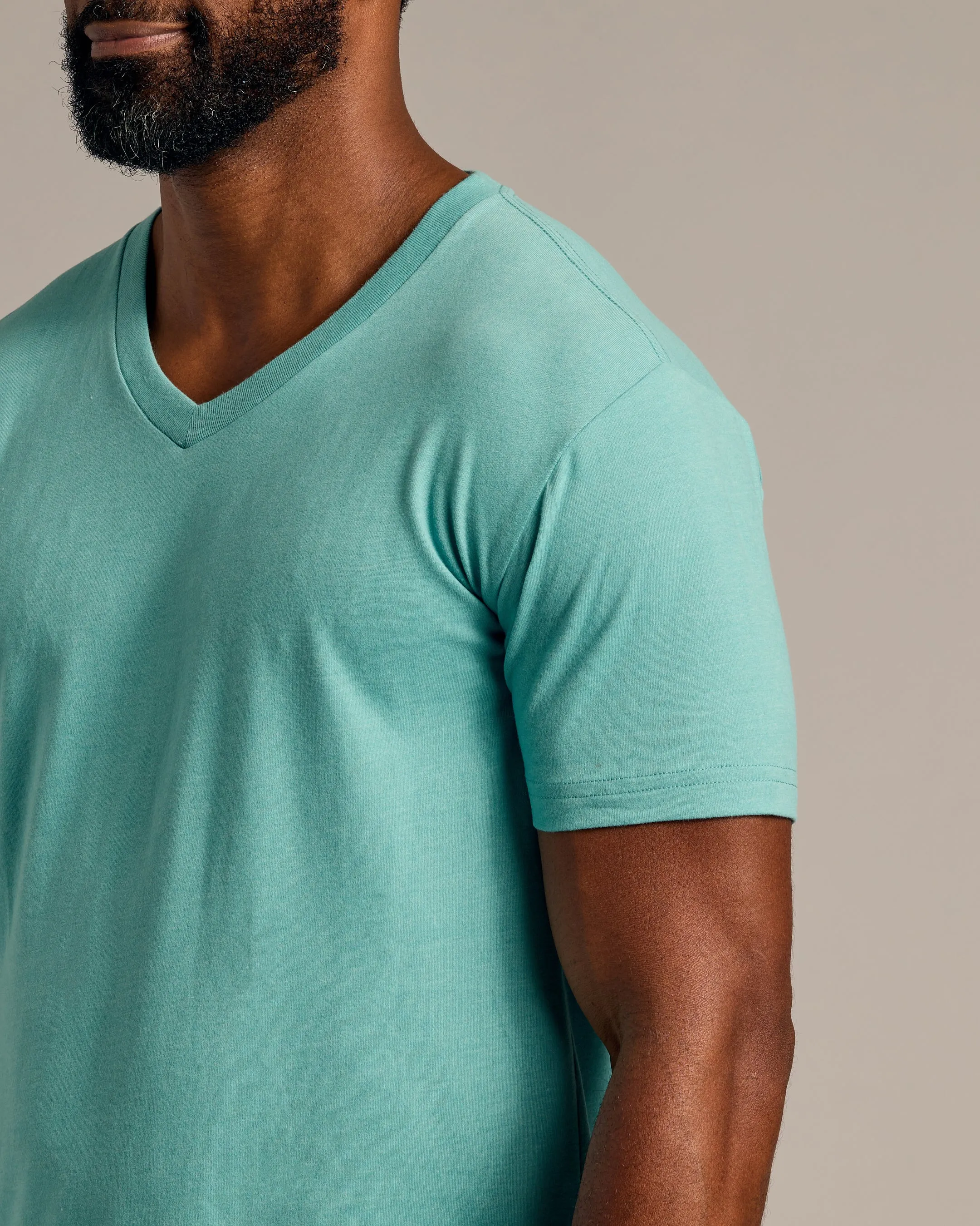 Dark Heather Oceanic V-Neck Tee