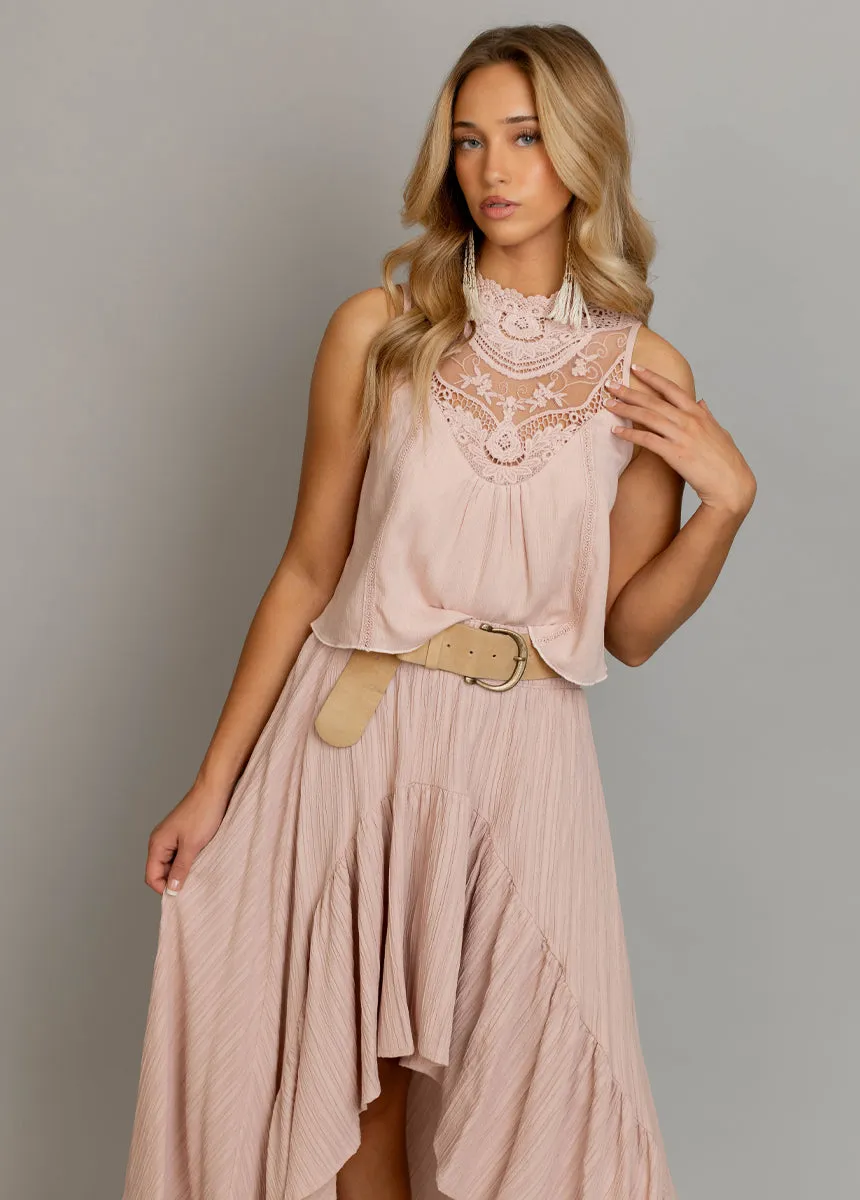 Delfina Top in Shell