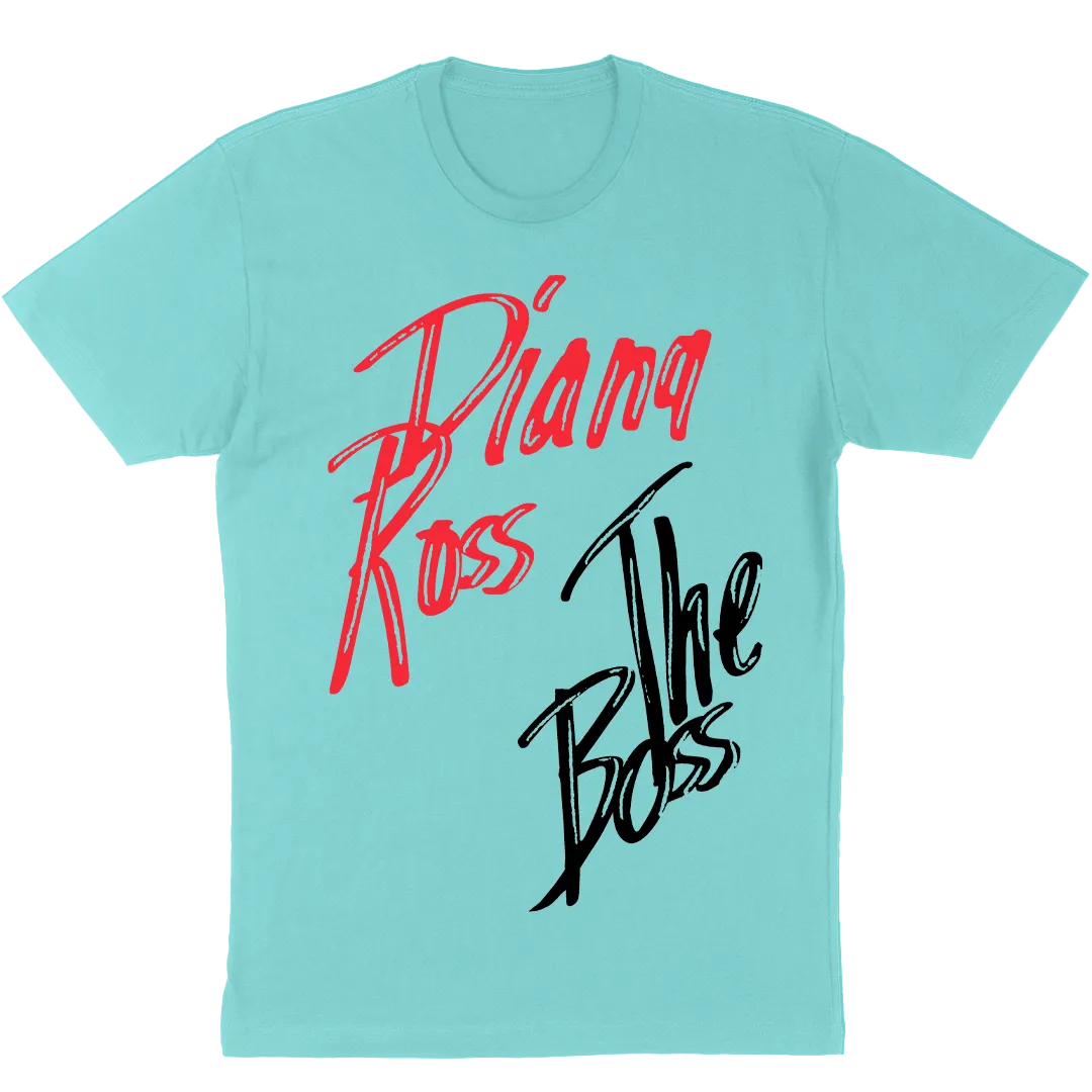 Diana Ross "The Boss"T-Shirt in Light Blue