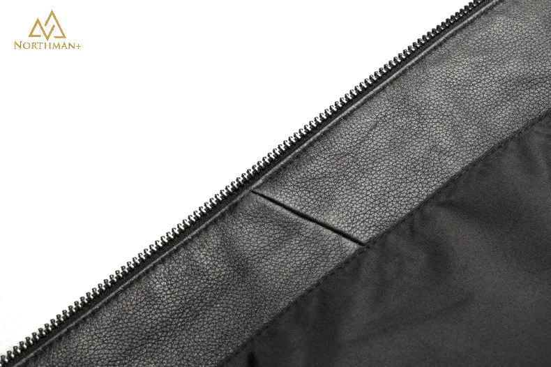 Division commander Black Leather jacket by Northman 
