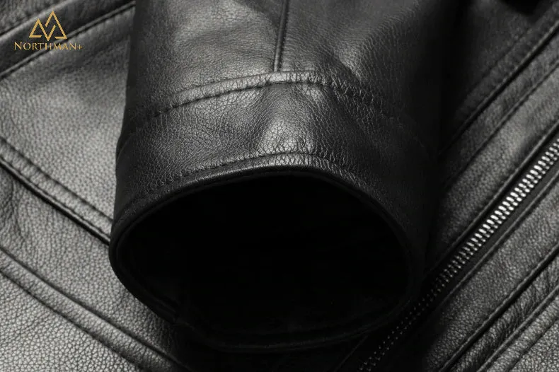 Division commander Black Leather jacket by Northman 