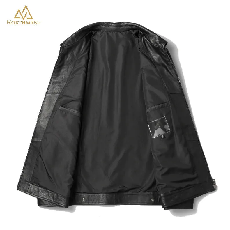 Division commander Black Leather jacket by Northman 
