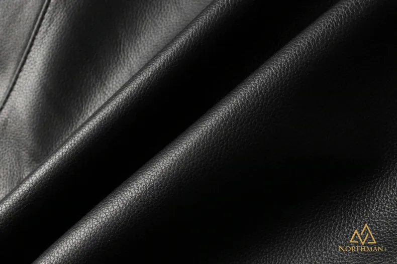 Division commander Black Leather jacket by Northman 
