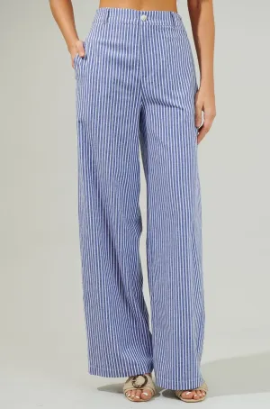 Drew Striped Wide Leg Pants