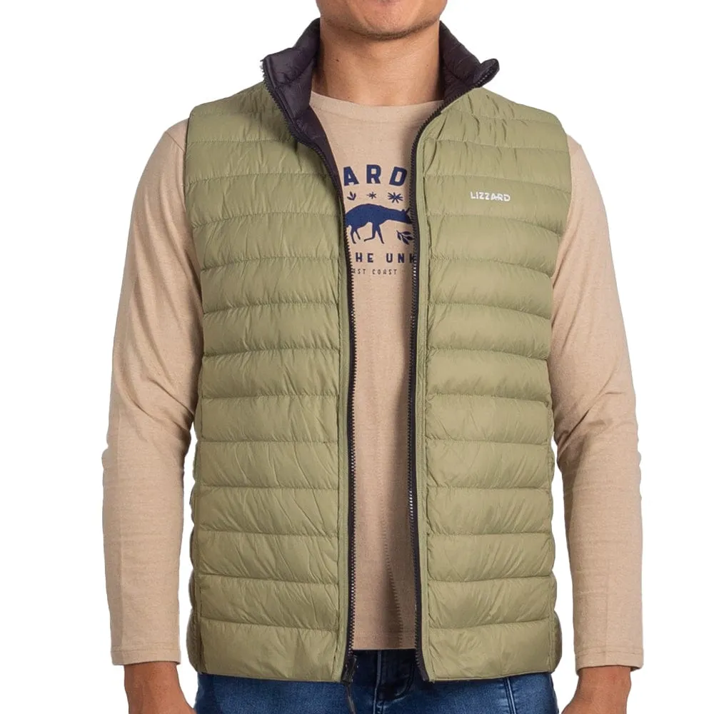 Dugmore - Mens Sleeveless  Reversible Puffer