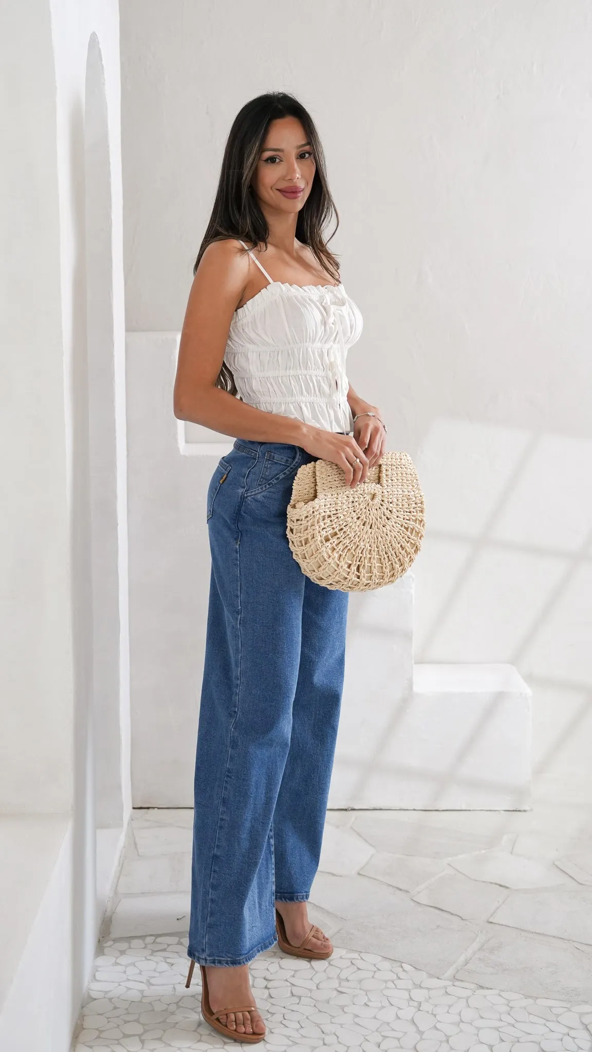 Evie denim pants