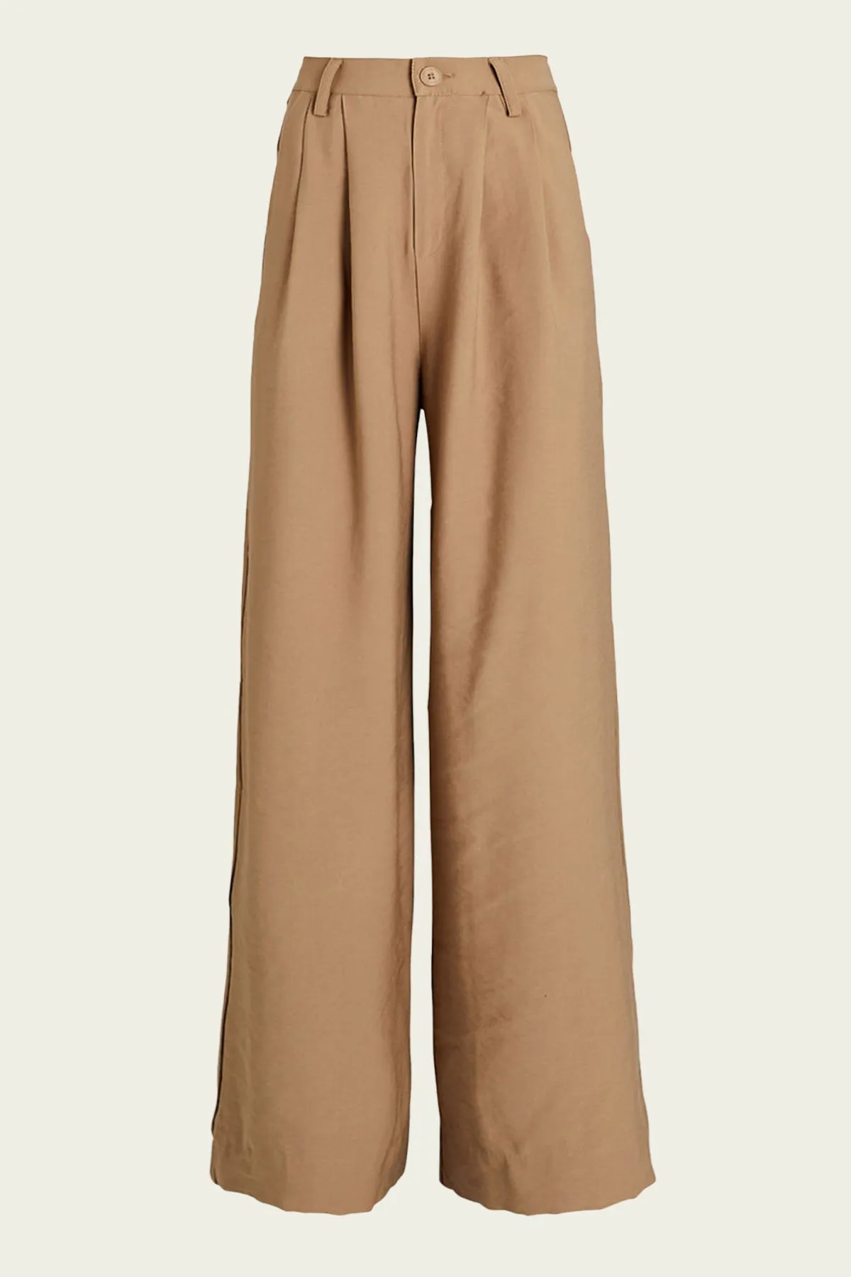 Fabi Wide-Leg Pant in Camel