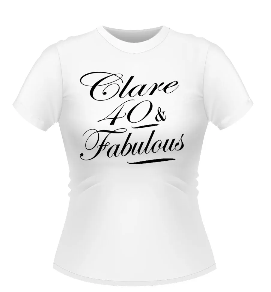 'Fabulous' Birthday Tshirt