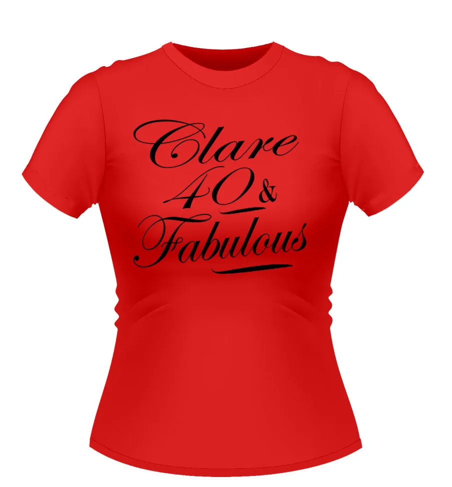 'Fabulous' Birthday Tshirt