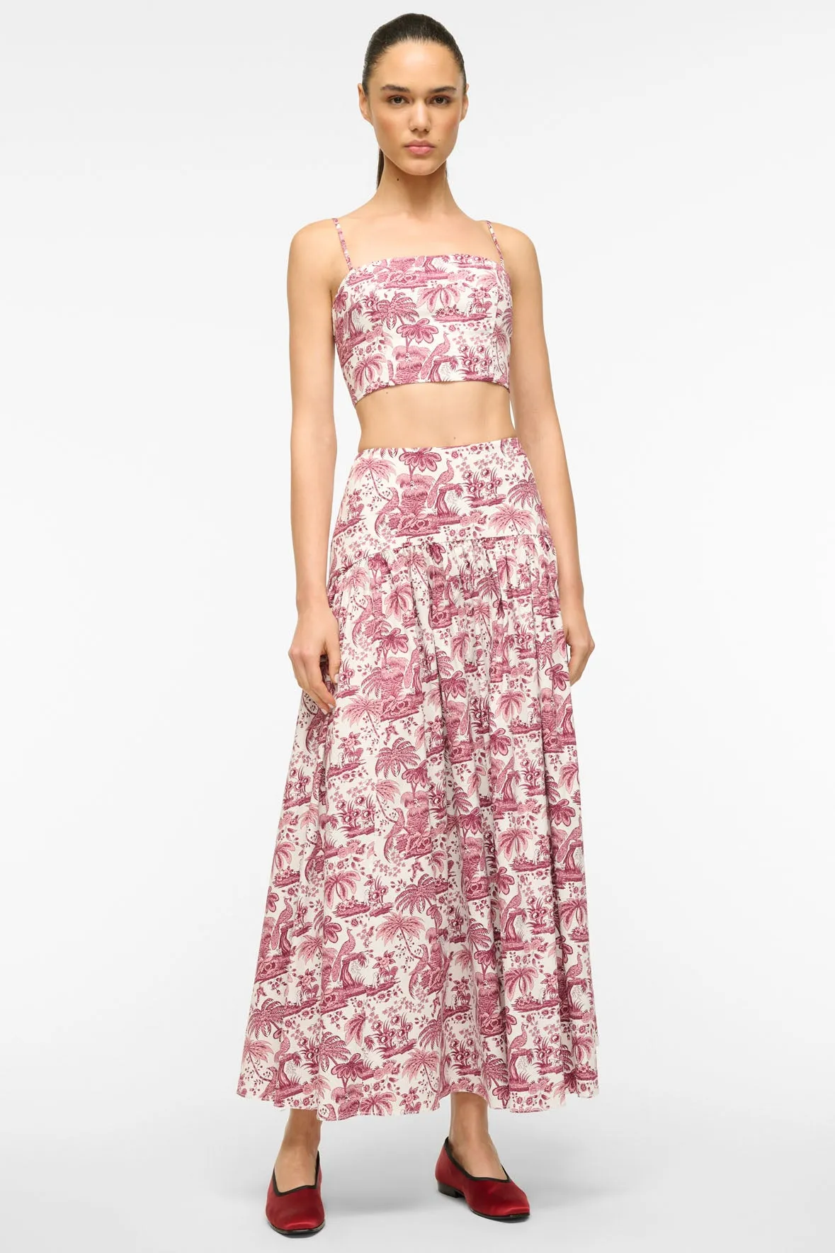 Federico Top Bordeaux Toile