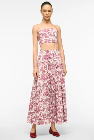 Federico Top Bordeaux Toile