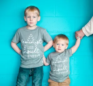 Feminist is NOT an Insult Toddler and Baby Tee