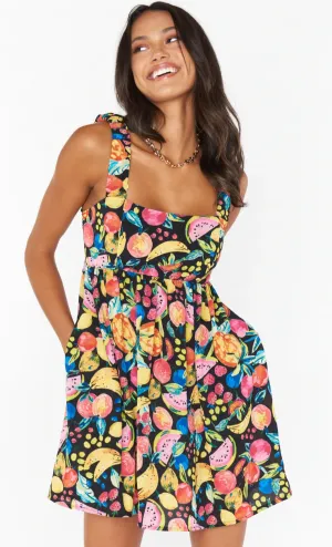 FLING MINI DRESS- FRUITY TANGO