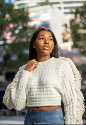 Fluff cropped sweater