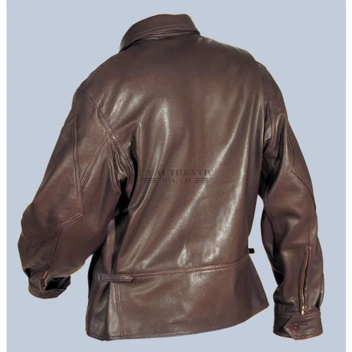 G-8 NAVY LEATHER FLIGHT JACKET