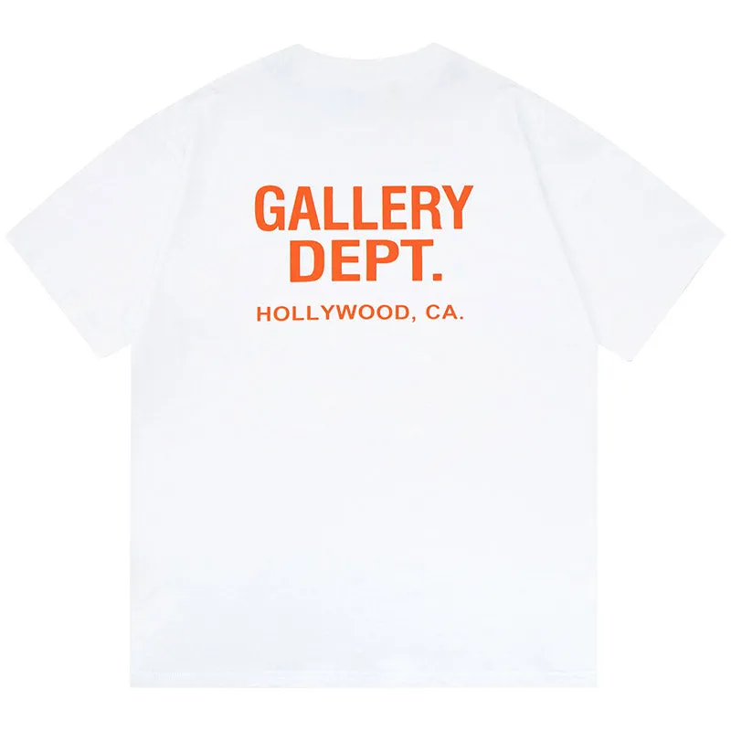 GALLERY DEPT. logo-print crew neck T-shirts